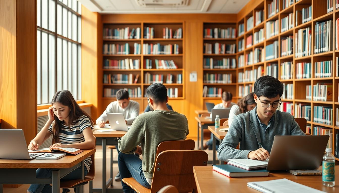 Digital learning platform with online study materials