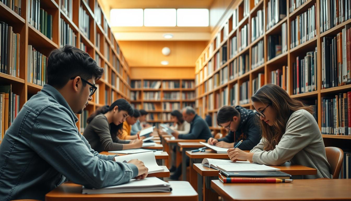 Student developing practical and academic skills